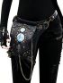 Motorcycle Rider Waist Bag Steampunk Hip Belt Bag Retro Punk Rock Bag Phone Pouch