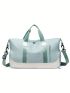 Colorblock Travel Bag Medium Double Handle Portable