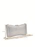 Mini Box Bag Rhinestone Decor Chain Strap For Prom