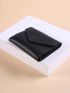 Solid Color Small Wallet Fold Over