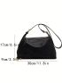 Medium Hobo Bag Solid Color Minimalist Style