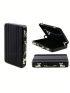 Lock Box Modeling Suitcase Aluminum Metal Business Card Holder Card Case