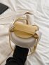 Mini Saddle Bag Colorblock Flap Fashionable