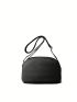 Small Square Bag Letter Patched Adjustable-strap