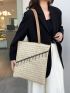 Paper Straw Bag Shell Charm