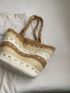 Paper Straw Bag Braided Detail Vacation