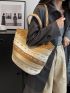 Paper Straw Bag Braided Detail Vacation