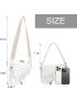 Women Saddle Shoulder Bag Clutch Purse Small Crossbody Bag Satchel Bags Handbag PU Leather