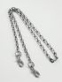 Minimalist Chain Bag Strap Silver Zinc Alloy