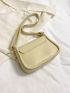 Small Flap Saddle Bag Minimalist PU