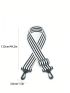 Colorblock Bag Strap Striped Pattern Adjustable