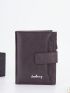 Letter Graphic Small Wallet Black Vintage