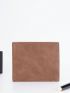 Letter Graphic Small Wallet Vintage Bifold Minimalist
