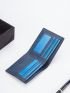Letter Graphic Small Wallet Bifold Minimalist For Business