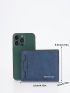 Letter Graphic Small Wallet Bifold Minimalist For Business