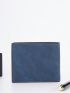 Letter Graphic Small Wallet Bifold Minimalist For Business