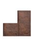 Letter Graphic Long Wallet Coffee Brown With Small Wallet