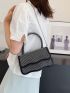 Studded Decor Novelty Bag Small Flap Top Handle
