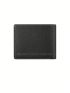 Litchi Embossed Small Wallet Letter Embossed Stitch Detail