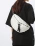 Medium Fanny Pack White Minimalist For Daily