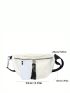Medium Fanny Pack White Minimalist For Daily