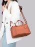 3pcs Bag Set Tote Bag Square Bag Coin Purse Vintage, Best Work Bag For Women