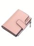Letter Graphic Small Wallet PU