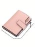 Letter Graphic Small Wallet PU