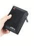 Letter Detail Small Wallet Zipper Fashion Style