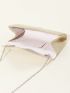 Small Envelope Bag Beige Flap Chain Strap