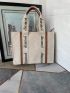 Random Letter Decor Shopper Bag