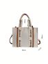 Random Letter Decor Shopper Bag