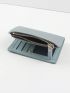 Cherry Embroidered Small Wallet Zipper Bifold