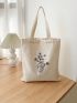 Small Shopper Bag Graphic Pattern Double Handle For Daily