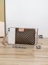 Small Square Bag All Over Print Chain Strap For Daily