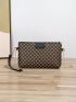 Small Square Bag All Over Print Chain Strap For Daily