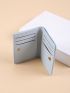 Men And Women General Daily Commuting Color Pu Simple Multi-Card Short Wallet
