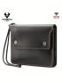 Slim Wallet Vintage Men Genuine Leather Small Coin Pouch Rfid Card Holder Mini Clutch Money Bag