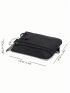 Black Coin Purse Zipper Polyester