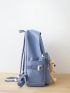 5pcs Bag Sets Classic Backpack Square Bag Pencil Bag Coin Purse
