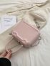Mini Box Bag PU Pink