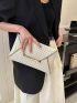 Medium Envelope Bag Geometric Pattern Flap