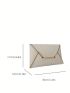 Medium Envelope Bag Geometric Pattern Flap