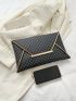 Medium Envelope Bag Geometric Pattern Flap