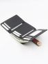 PU Small Wallet Houndstooth Pattern