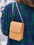 PU Phone Wallet Flap Solid Color