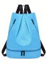 Solid Color Fashion Backpack Zipper For Men
