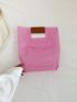 Mini Square Bag Mesh Design Neon Lime