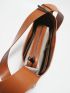 Minimalist Square Bag Medium Brown