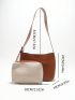 Minimalist Square Bag Medium Brown